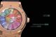 2022 New! Swiss Hublot Takashi Murakami Black Rainbow Watch 45mm Rose Gold Bezel (5)_th.jpg